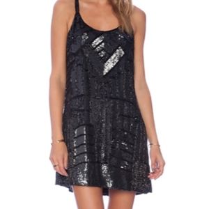 x REVOLVE Embellished Hayden Combo Dress Small